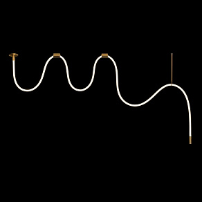 Подвесной светильник Loft it Thread 10388B Brass