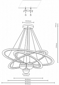 Подвесной светильник Velante Velante 431-303-06
