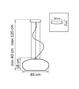 Подвесной светильник Lightstar Meringe 801033
