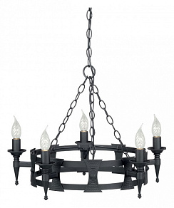 Подвесная люстра Elstead Lighting Saxon SAX5-BLK