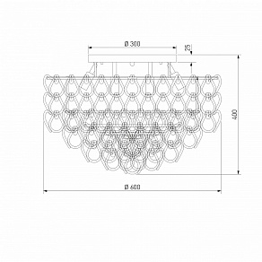 Потолочная люстра Bogate's Cappio 380/8