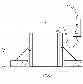 Встраиваемый светильник Lightstar Ciclone 385147