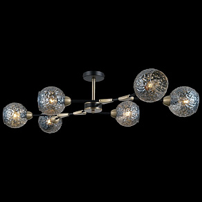 Люстра на штанге ILLUMICO  IL0253-6CSQ-79 BK AB