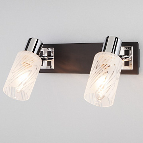 Спот Eurosvet Скарлет 20020/2 хром/венге