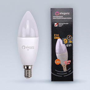 Лампа светодиодная Eleganz  E14 9Вт 4500K EL-0079