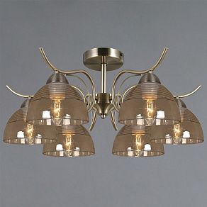Люстра на штанге ILLUMICO AREZZO IL0733-6CSQ-25 AB AREZZO
