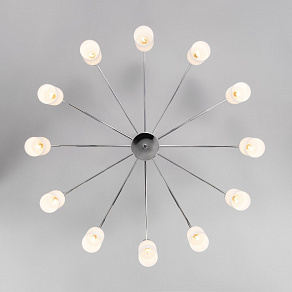 Потолочная люстра Eurosvet Vegga 70160/12 хром Smart