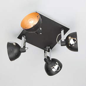 Спот Eurosvet Grunge 20069/4 черный