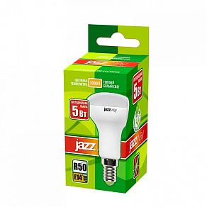 Лампа светодиодная Jazzway  E14 5Вт 3000K PLED-ECO-R50 5w E14 3000K
