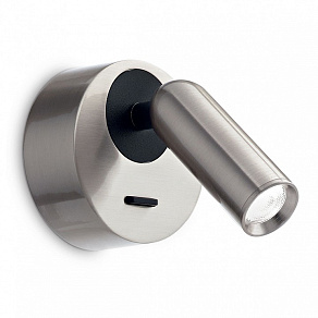 Бра Ideal Lux Bean Round BEAN ROUND AP NICKEL