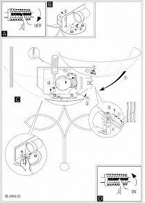 Бра Eglo Beluga 89135