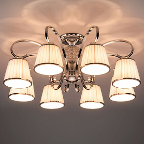 Потолочная люстра Eurosvet Tessa 60088/8 хром