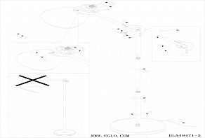 Торшер Eglo Priddy-P 49087