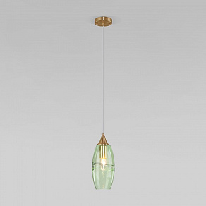 Подвесной светильник Eurosvet Lotus 50222/1 зеленый