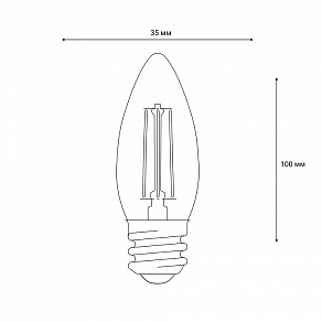 Лампа светодиодная Uniel  E27 9Вт 3000K UL-00005187
