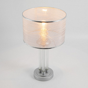 Настольная лампа декоративная Eurosvet Licata 01073/1 серебро