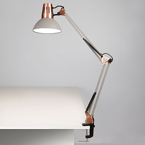 Настольная лампа офисная Eurosvet Worker 01021/1 серый