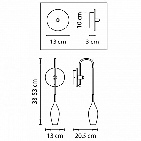 Бра Lightstar Pentola 803528