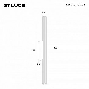 Накладной светильник ST-Luce LILT SL6210.401.02