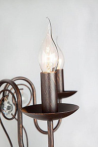 Бра Eurosvet Tomas 60018/2 черный с золотом