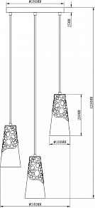 Подвесной светильник Moderli Natali V2821-3P