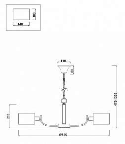 Подвесная люстра Freya Anita FR5012PL-08CH