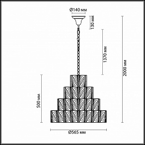 Подвесной светильник Odeon Light Brittani 4119/15