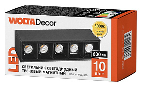 Встраиваемый светильник Wolta  WMLY-10W/06B