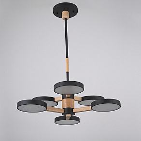 Люстра на штанге Imperiumloft TURNA Black TURNA-DBL01