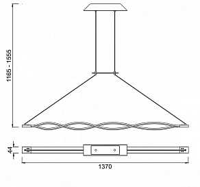 Подвесной светильник Mantra Sahara 5815