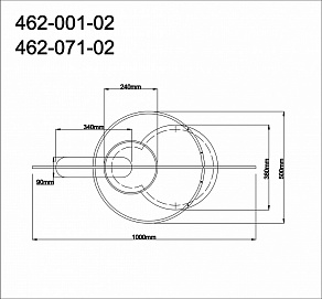 Накладной светильник Velante 462 462-001-02