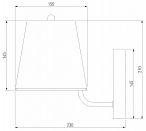 Бра Eurosvet Amaretto 60155/1 хром