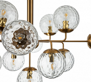 Люстра на штанге Indigo Cocoon 11008/13P Brass