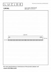 Встраиваемый светильник Lucide LINIAL 2767/12/31
