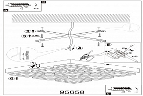 Накладной светильник Eglo ПРОМО Fradelo 95658