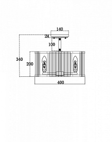 Светильник на штанге Maytoni Solar MOD087CL-04G