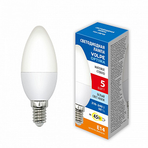 Лампа светодиодная Volpe  E14 5Вт 4000K UL-00008793