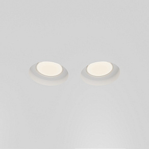 Встраиваемый светильник Maytoni Gyps Modern DL002-GU10-02-W