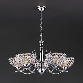 Подвесная люстра Eurosvet Mirage 30119/5 хром