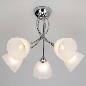 Люстра на штанге Eurosvet Nika 30117/5 хром