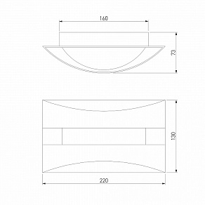 Накладной светильник Eurosvet Sanford 40144/1 LED кофе