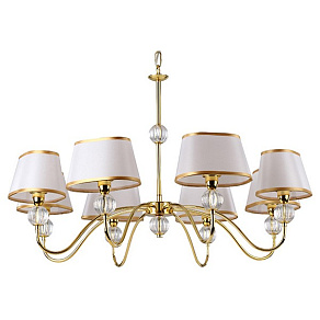 Подвесная люстра Arte Lamp White Hall A4021LM-8GO