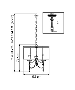 Подвесной светильник Lightstar Paralume 725037