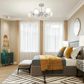 Люстра на штанге Arte Milano Napoli-327007 327007/3+3 CR