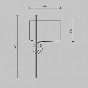 Бра Maytoni Glamping MOD437WL-02BG