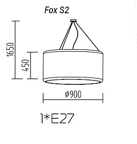 Подвесной светильник TopDecor Fox Fox S2