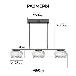 Подвесная люстра Apeyron Electrics  16-220