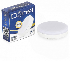 Лампа светодиодная Donel DN03 GX53 12Вт 3000K DN03007W12GX53