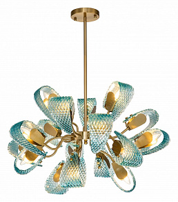 Люстра на штанге Indigo Fless 11033/18R Blue