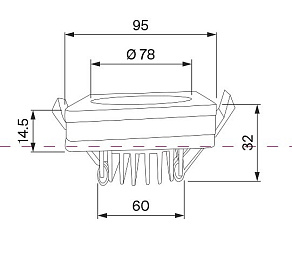Встраиваемый светильник Maytoni Phanton DL2001-L12B4K